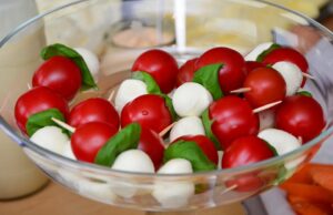 Ensalada de tomate y mozzarella